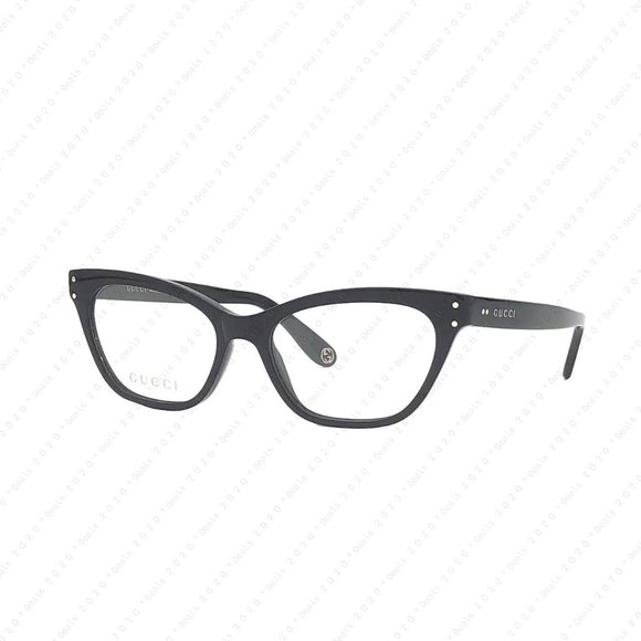 New GUCCI GG0570O 001 50mm Black Eyeglasses - Picture 3 of 11